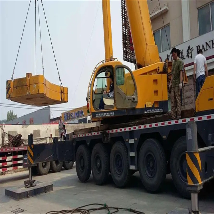 长征镇当地吊车出租|机器吊装|75吨|工厂搬迁服务